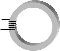 Esempio di circuito magnetico, Malfi, © 2003